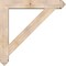 Ekena Millwork Traditional Arts and Crafts Smooth Bracket w/ Offset Brace, Douglas Fir, 7 1/2"W x 44"D x 44"H BKT0806X44X44TRA03SDF - alternate 3